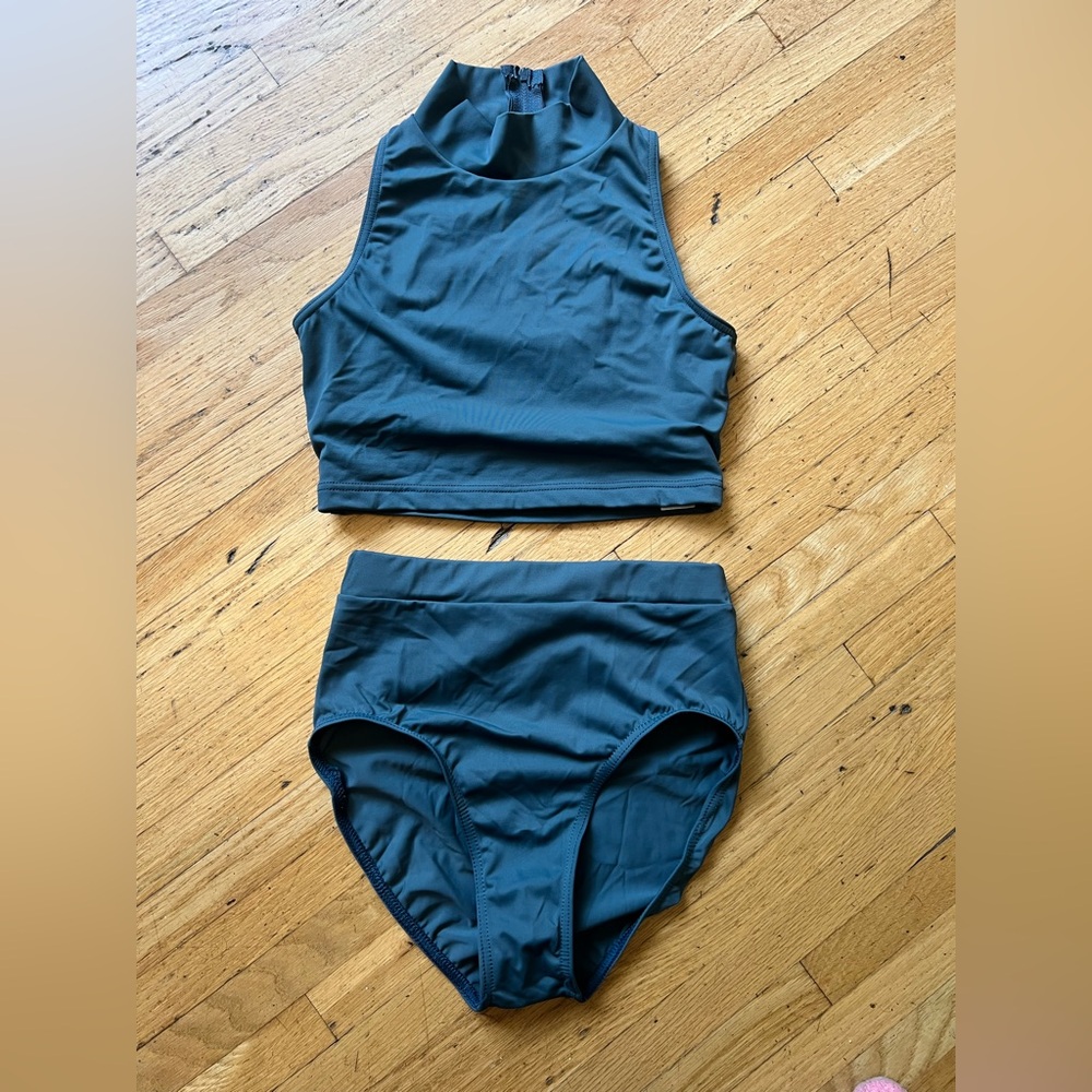 Balera Dark Green Dancewear  Set